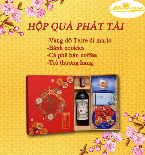 Hộp quà tết Phát Tài 15-1 Quà Tết 2023 - Sức khỏe cho đối tác, sức mạnh cho doanh nghiệp