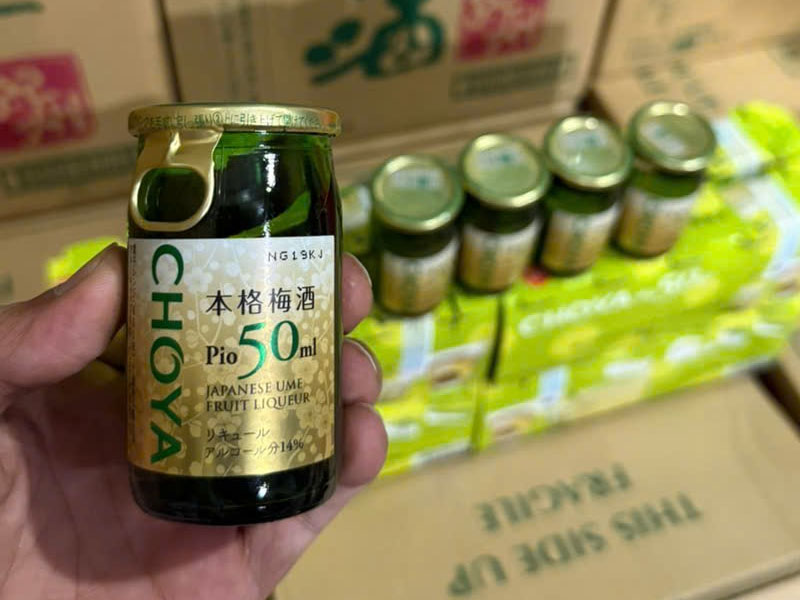 rượu mơ nhật choya pio 14% 50ml