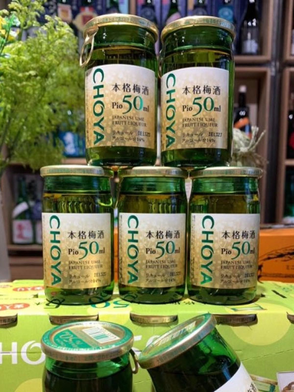rượu mơ nhật choya pio 14% 50ml
