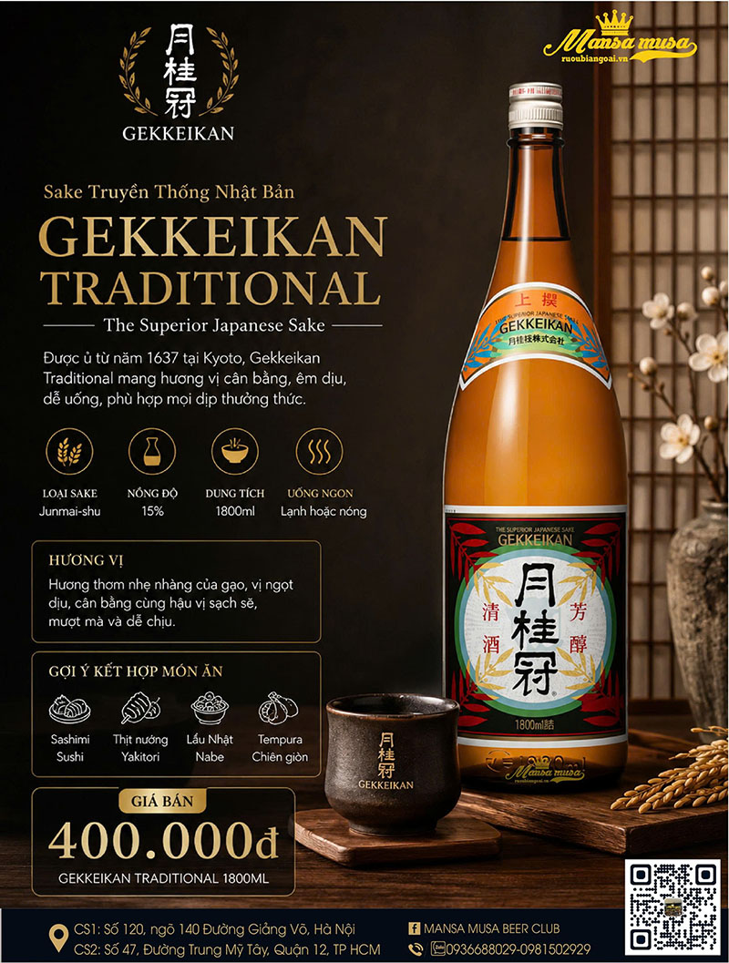 rượu sake dưới 500k: top 10 dòng ngon, giá rẻ cho bữa tiệc