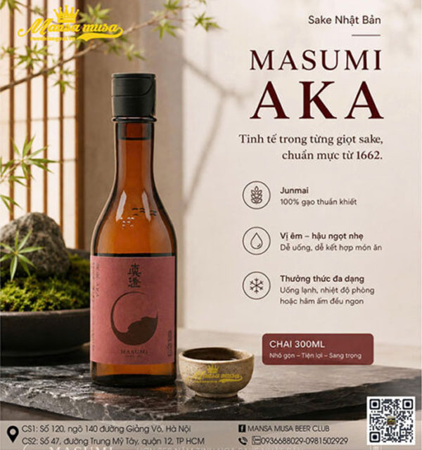 rượu sake giá dưới 500k - bảng giá nhật bản mới nhất 2026