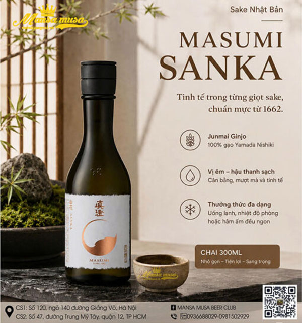 rượu sake giá dưới 500k - bảng giá nhật bản mới nhất 2026