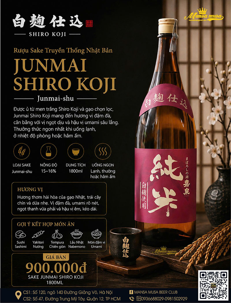 rượu sake: top 10 loại ngon nhất năm 2026 nên thử ngay
