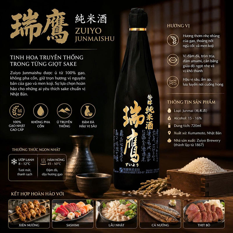 rượu sake: top 10 loại ngon nhất năm 2026 nên thử ngay